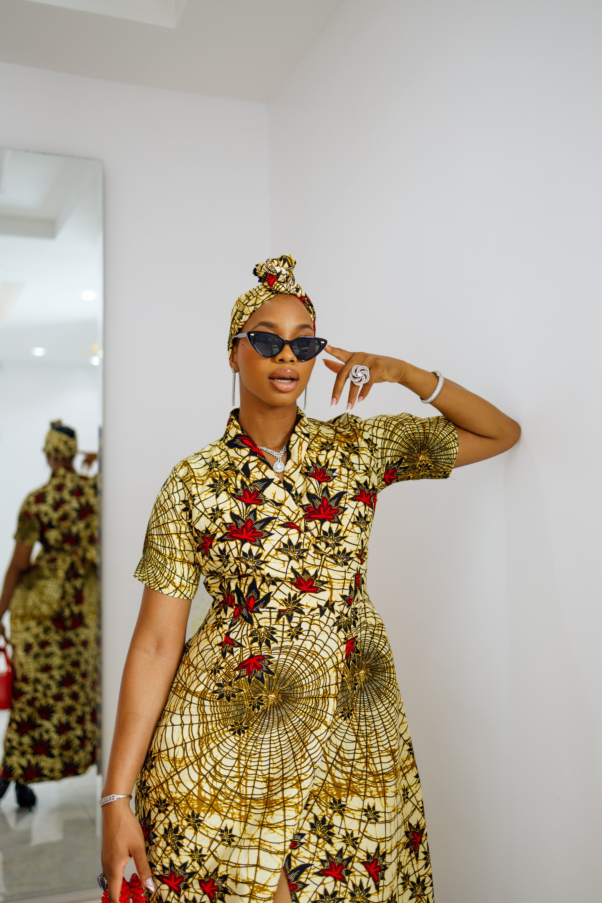 Nnedi Wrap dress & Head wrap (Final Sale)