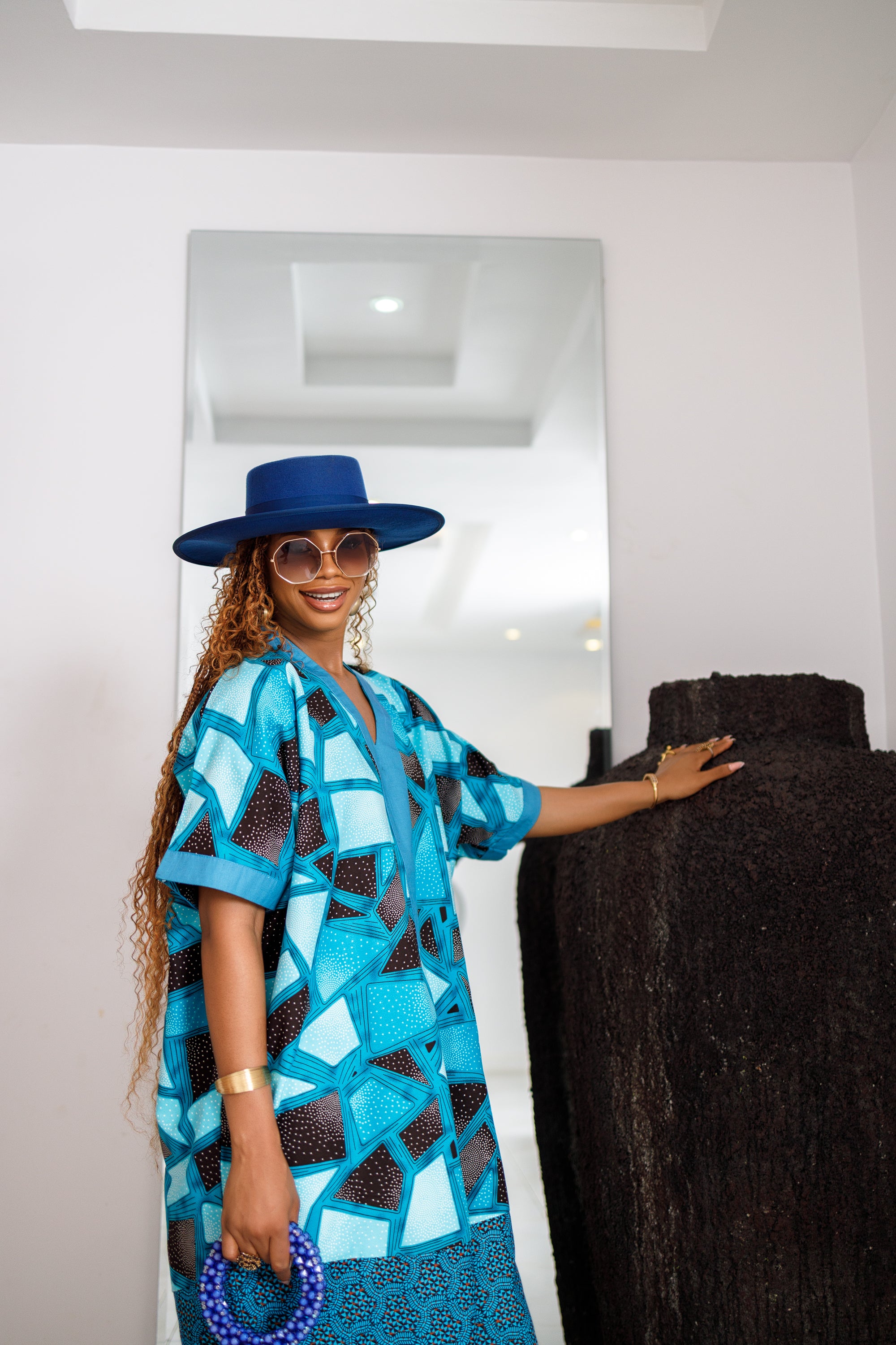 (Turquoise) Buky Bubu dress