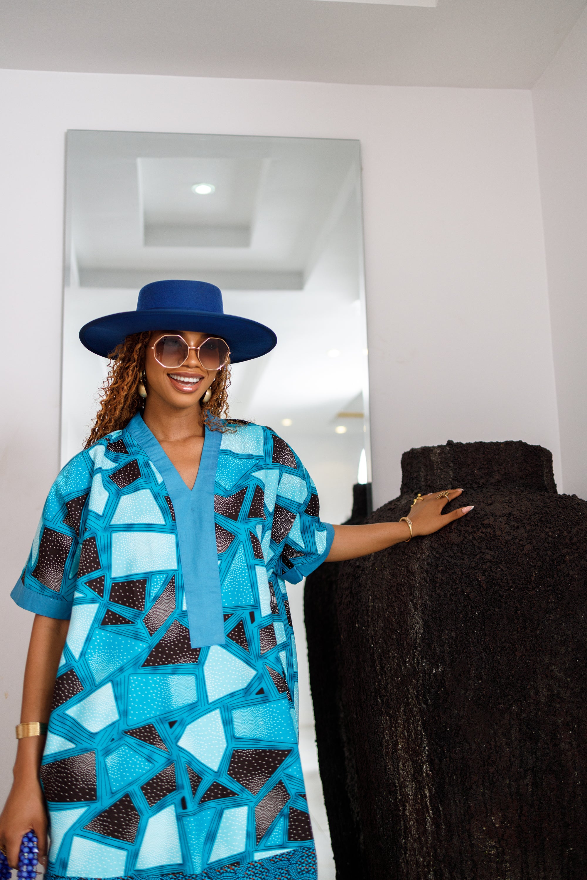 (Turquoise) Buky Bubu dress