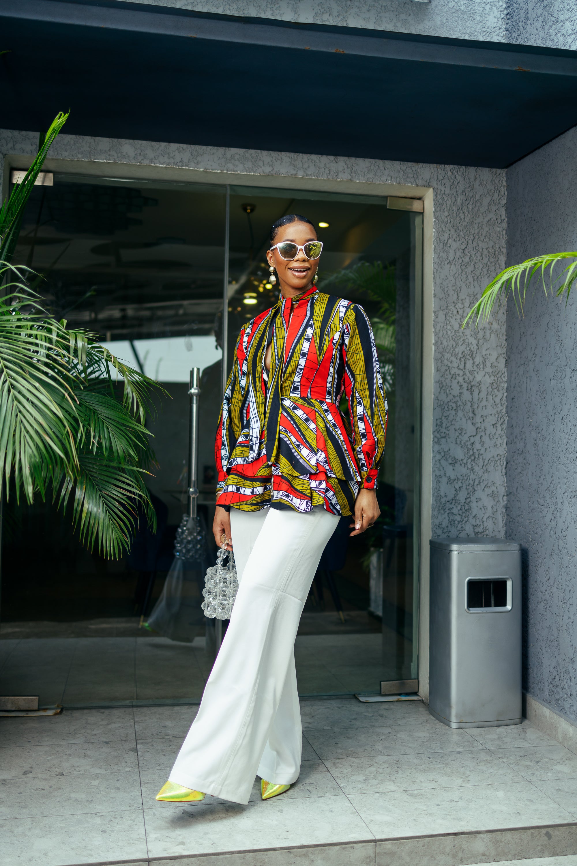 Serwa African print top