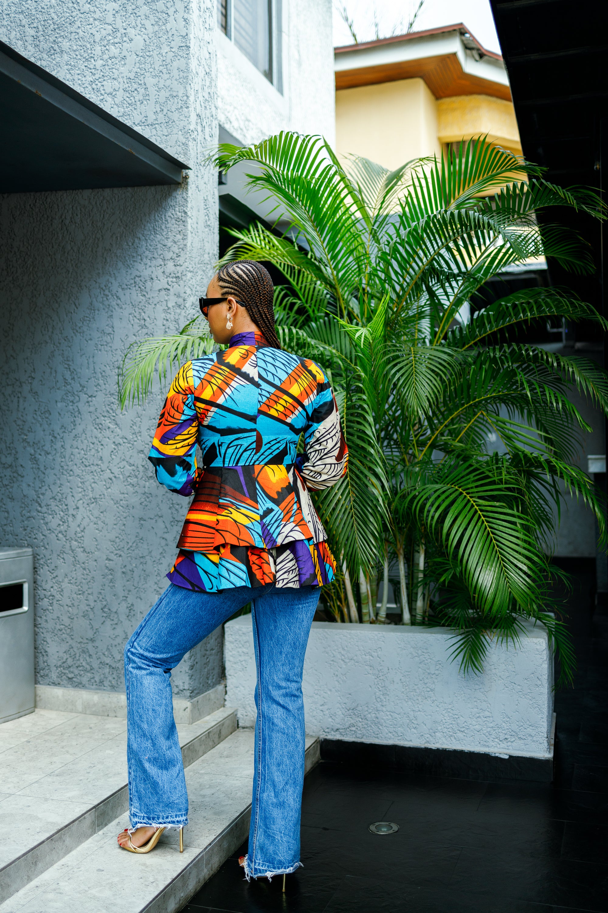 Sika African print top