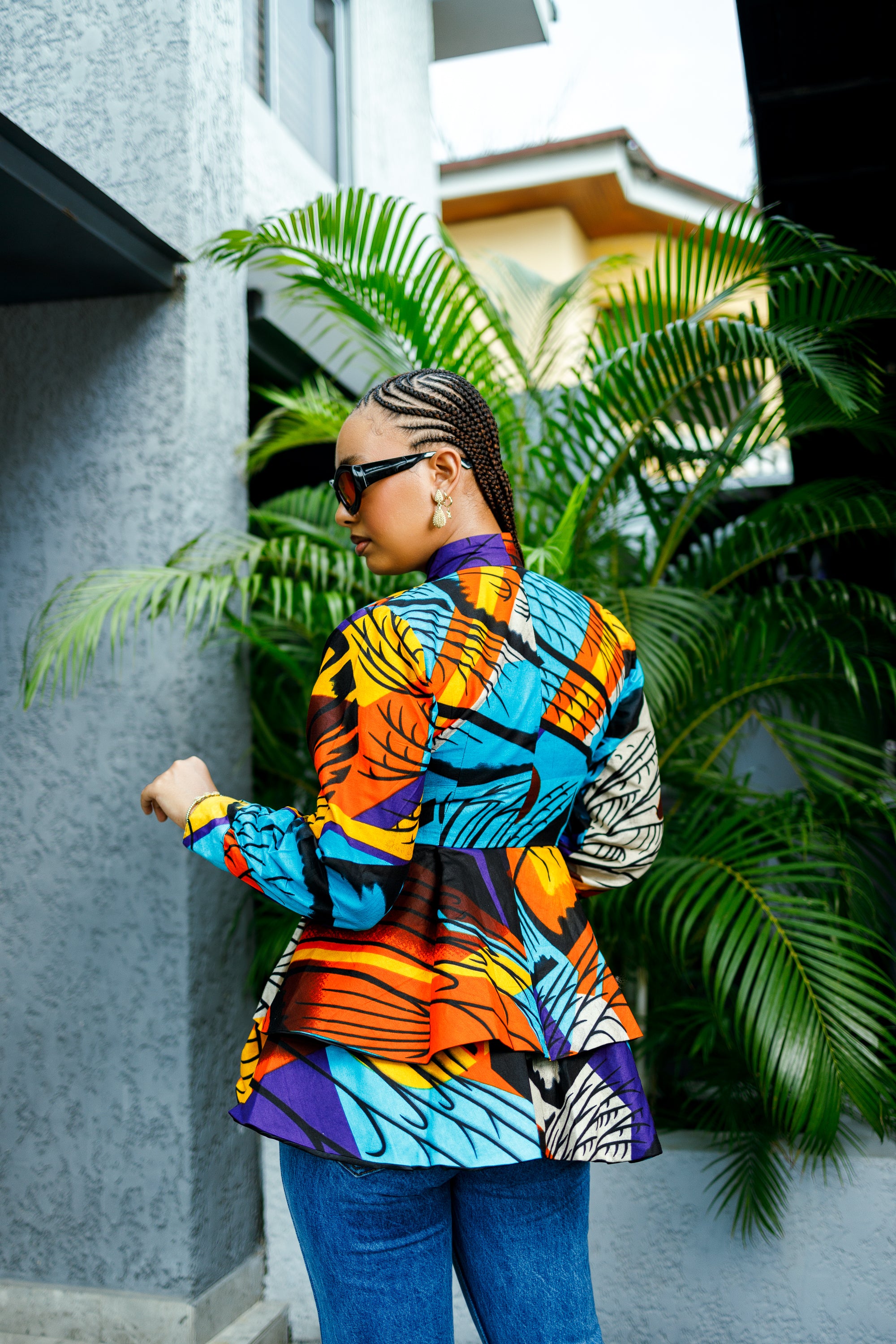 Sika African print top