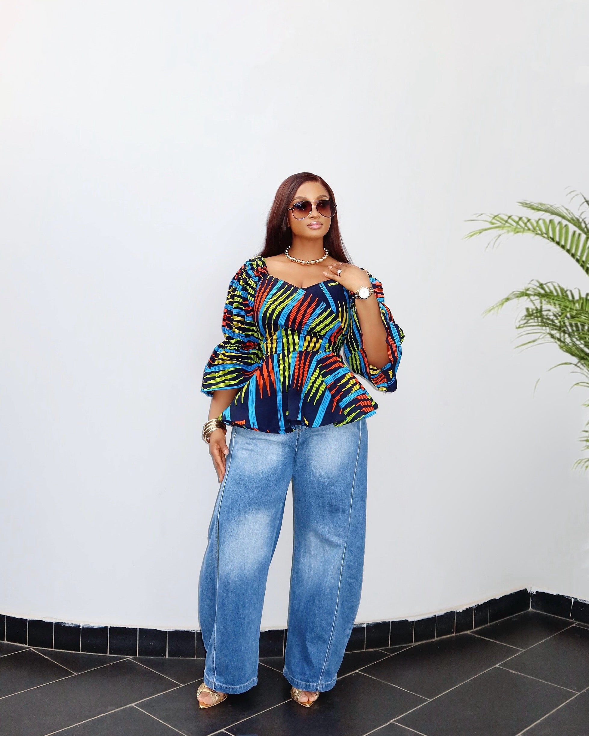 Kigali wrap top( Pre-Order Ships From Jan 7th)