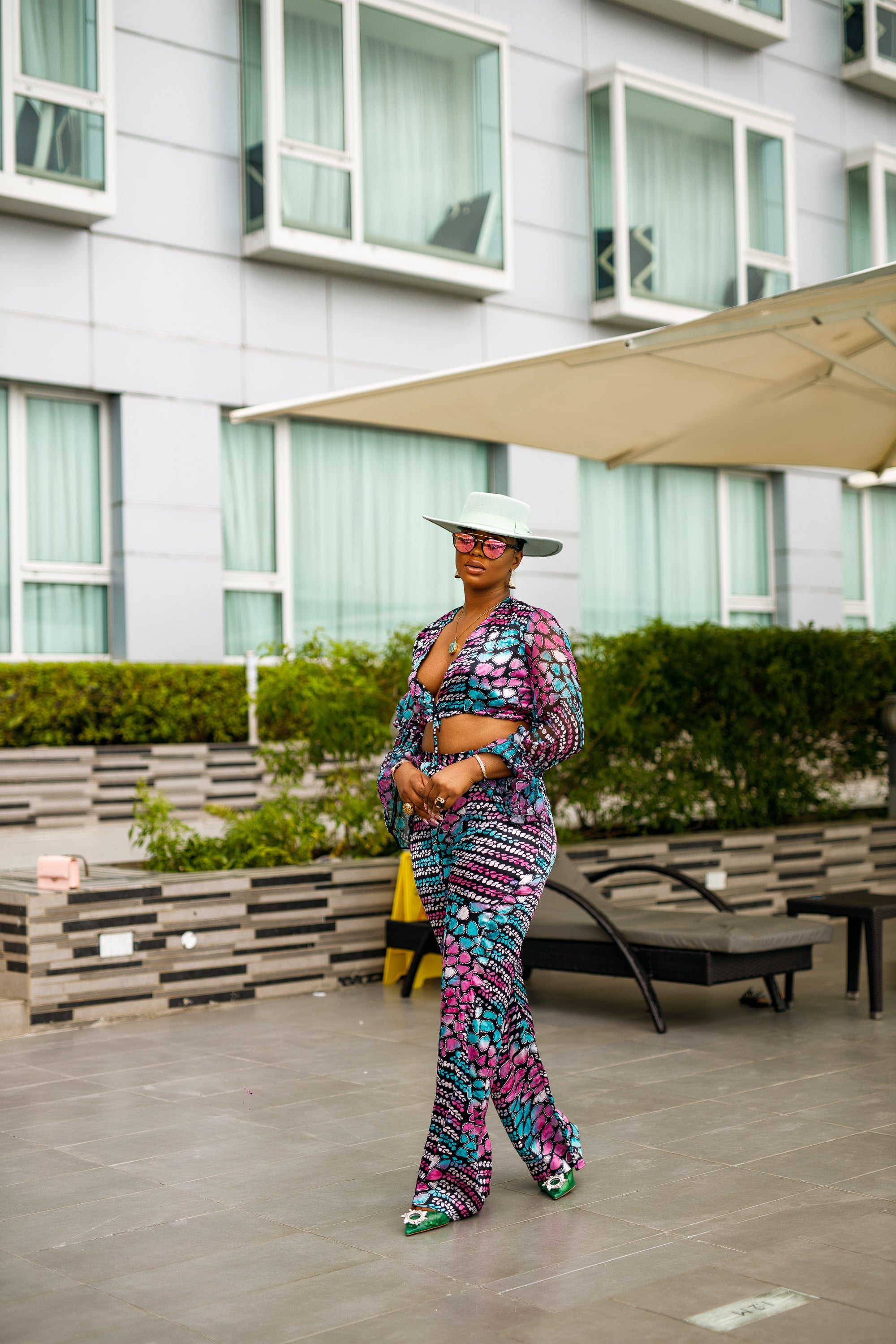 Ace Kouture Malawi 2 Piece Set (Cruise Collection) Final Sale M
