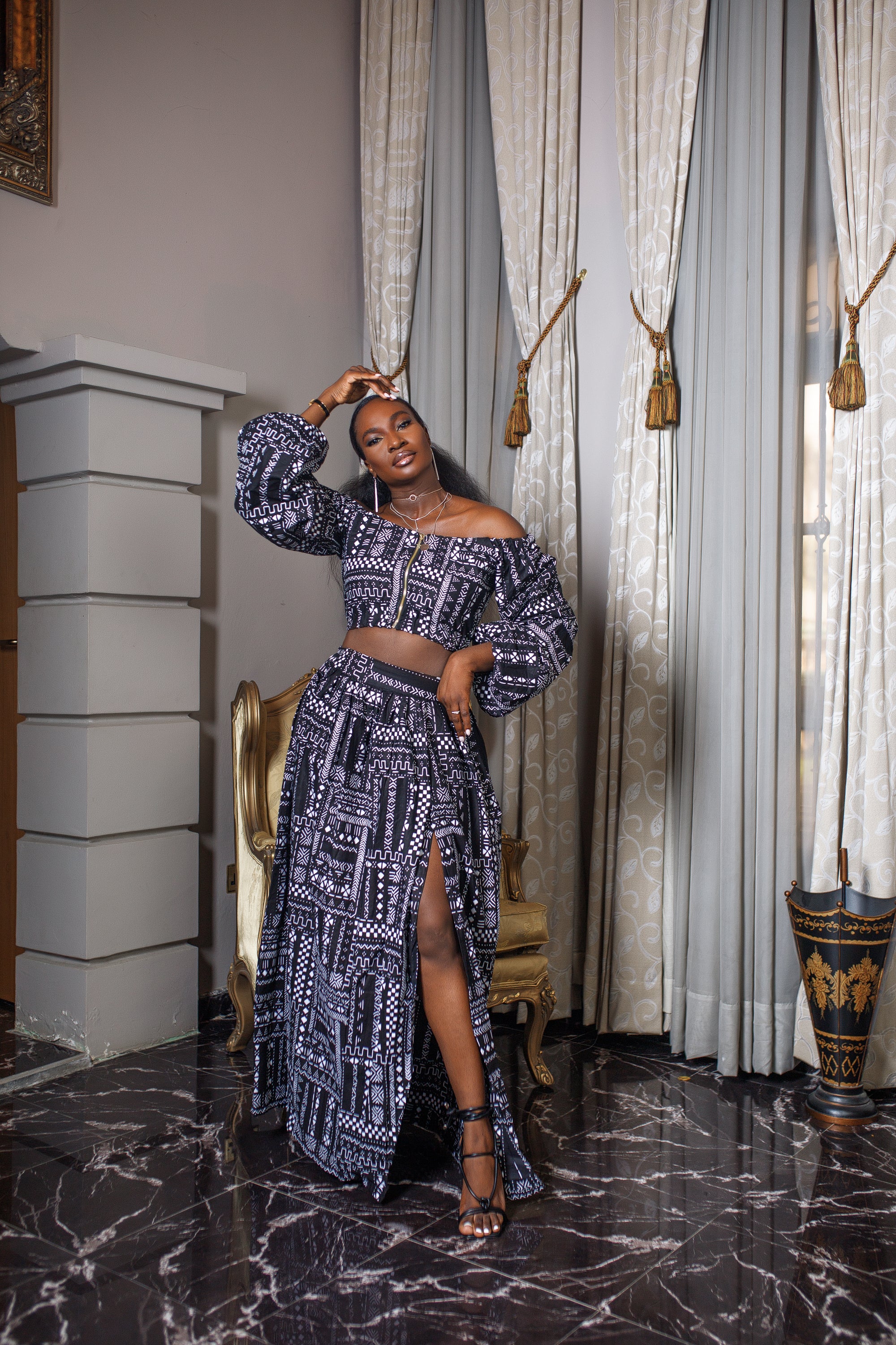 Akuade skirt/top set(Final Sale)