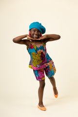 Akomah shorts & top set (little girls)