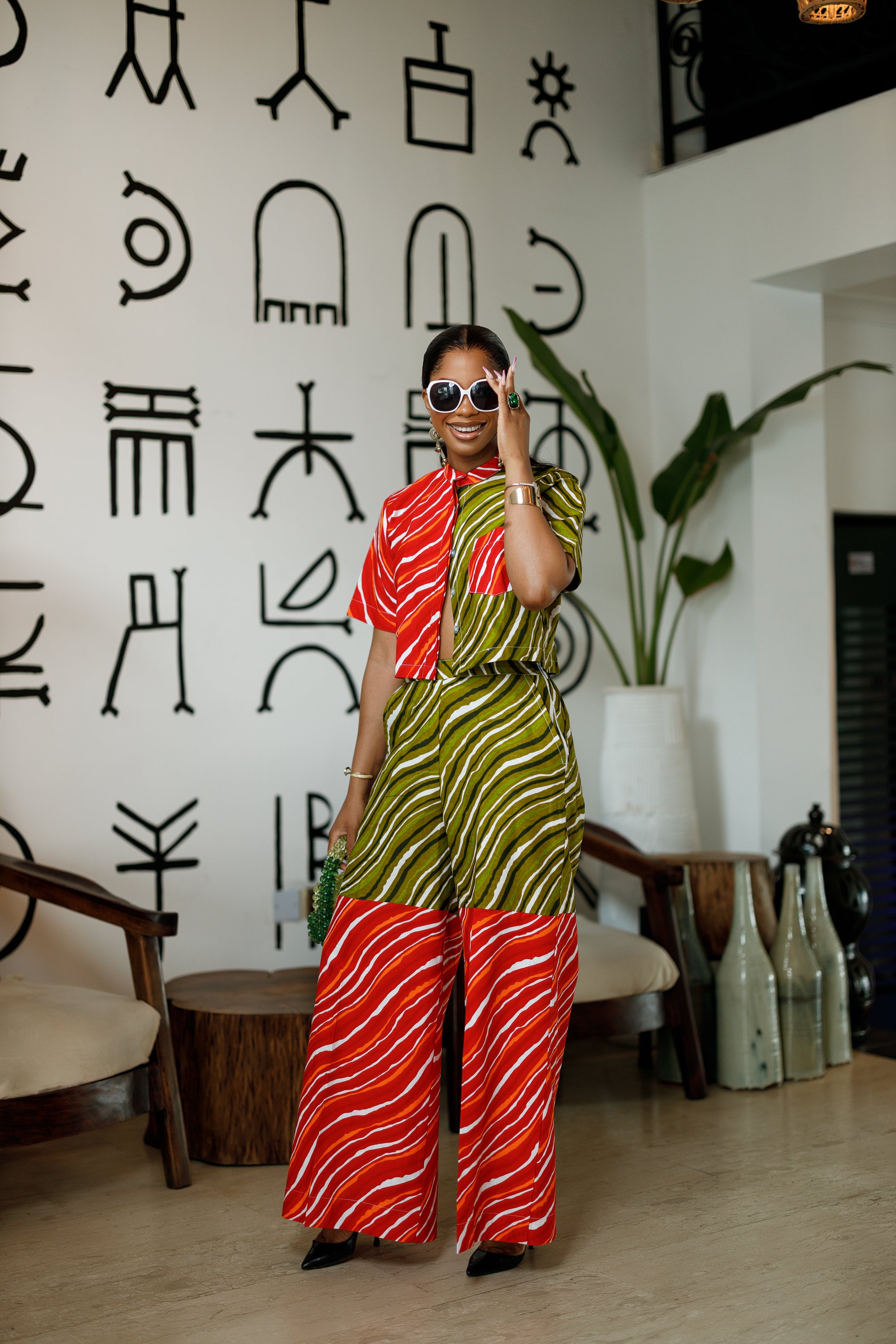 Meji Top & Pants set