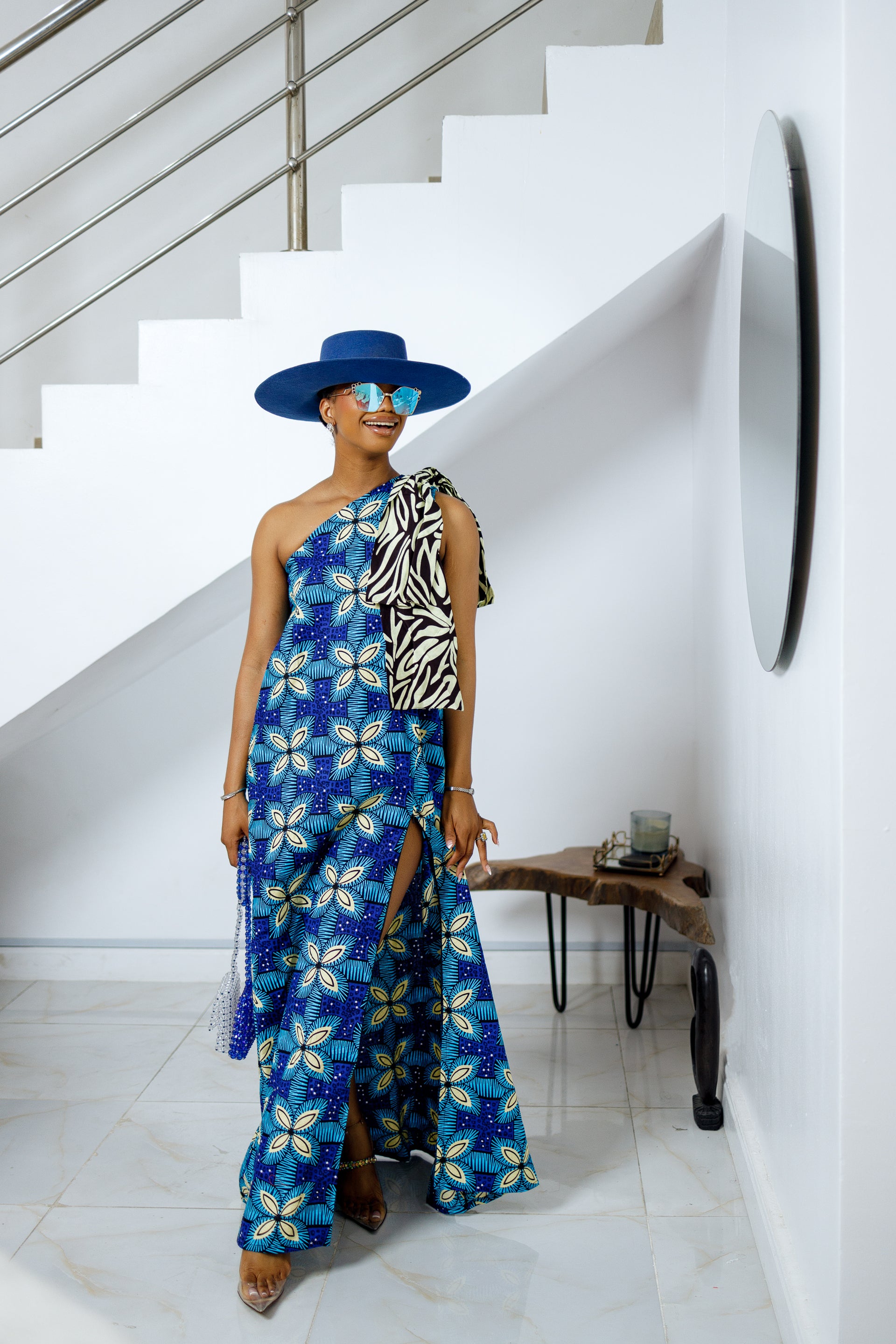Sarah African Print Dress 3XL