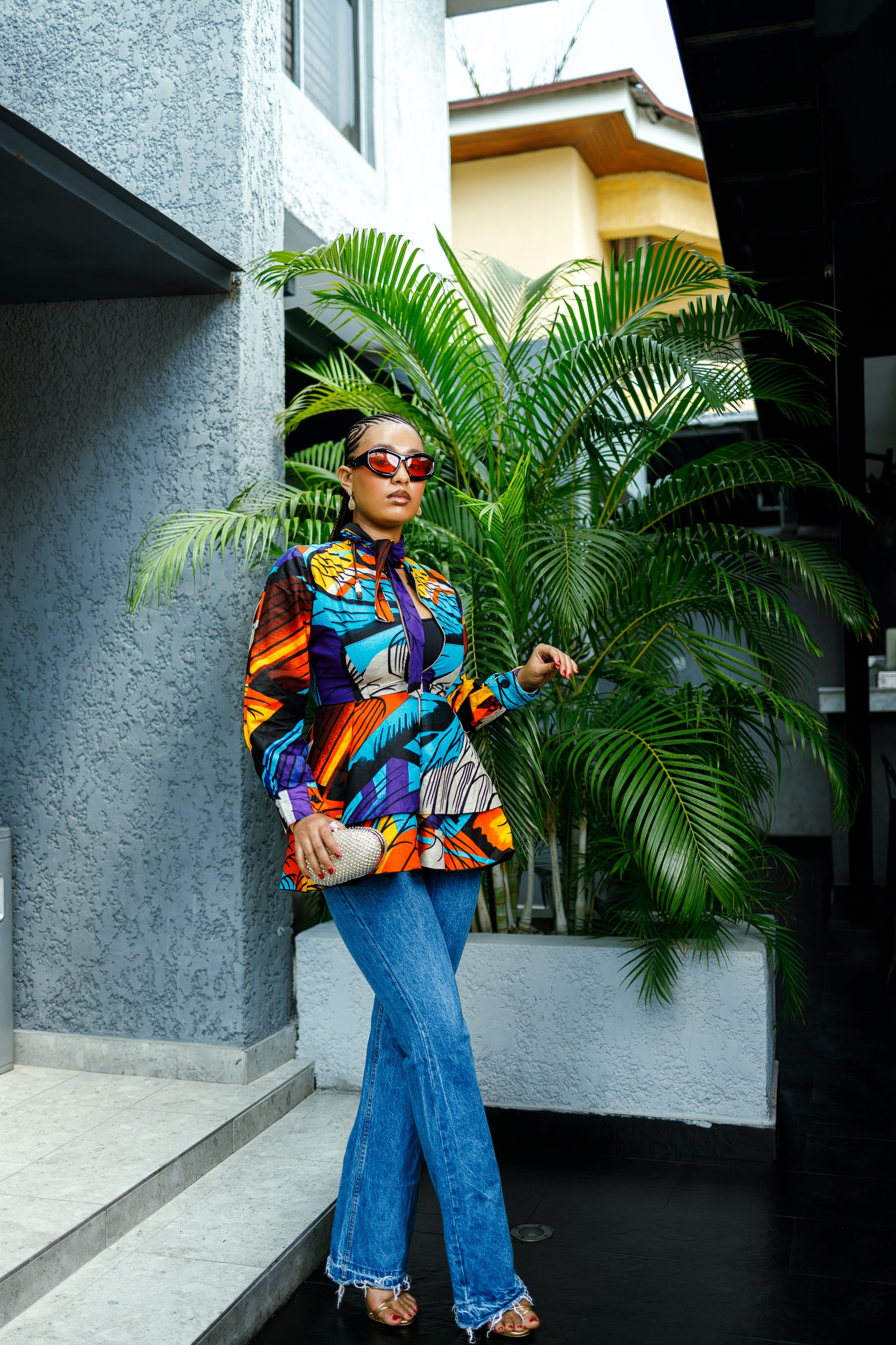 Sika African print top