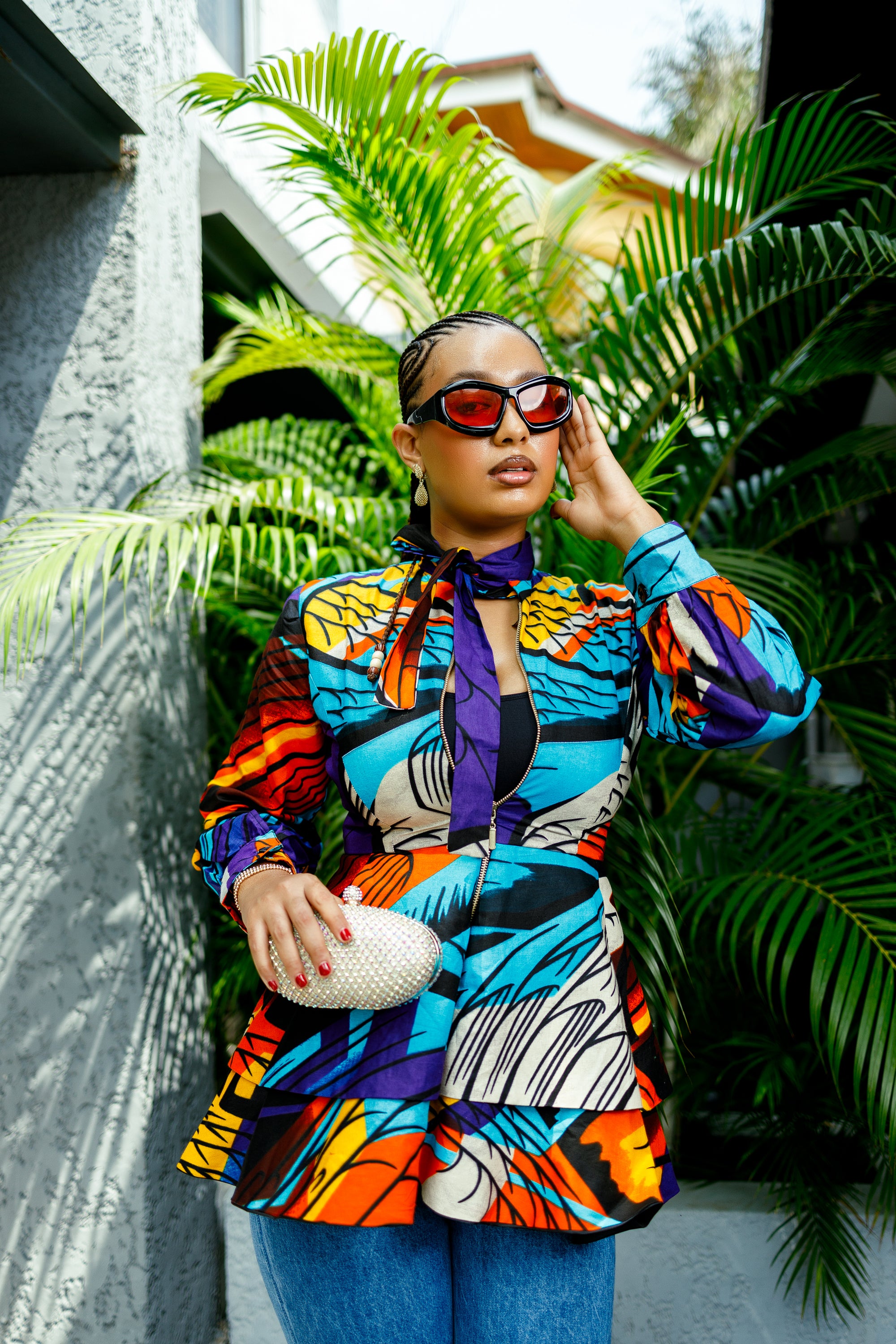 Sika African print top