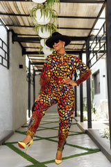RUNO Jumpsuit & corset set