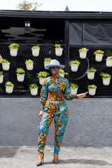 BIHA Jumpsuit & corset set