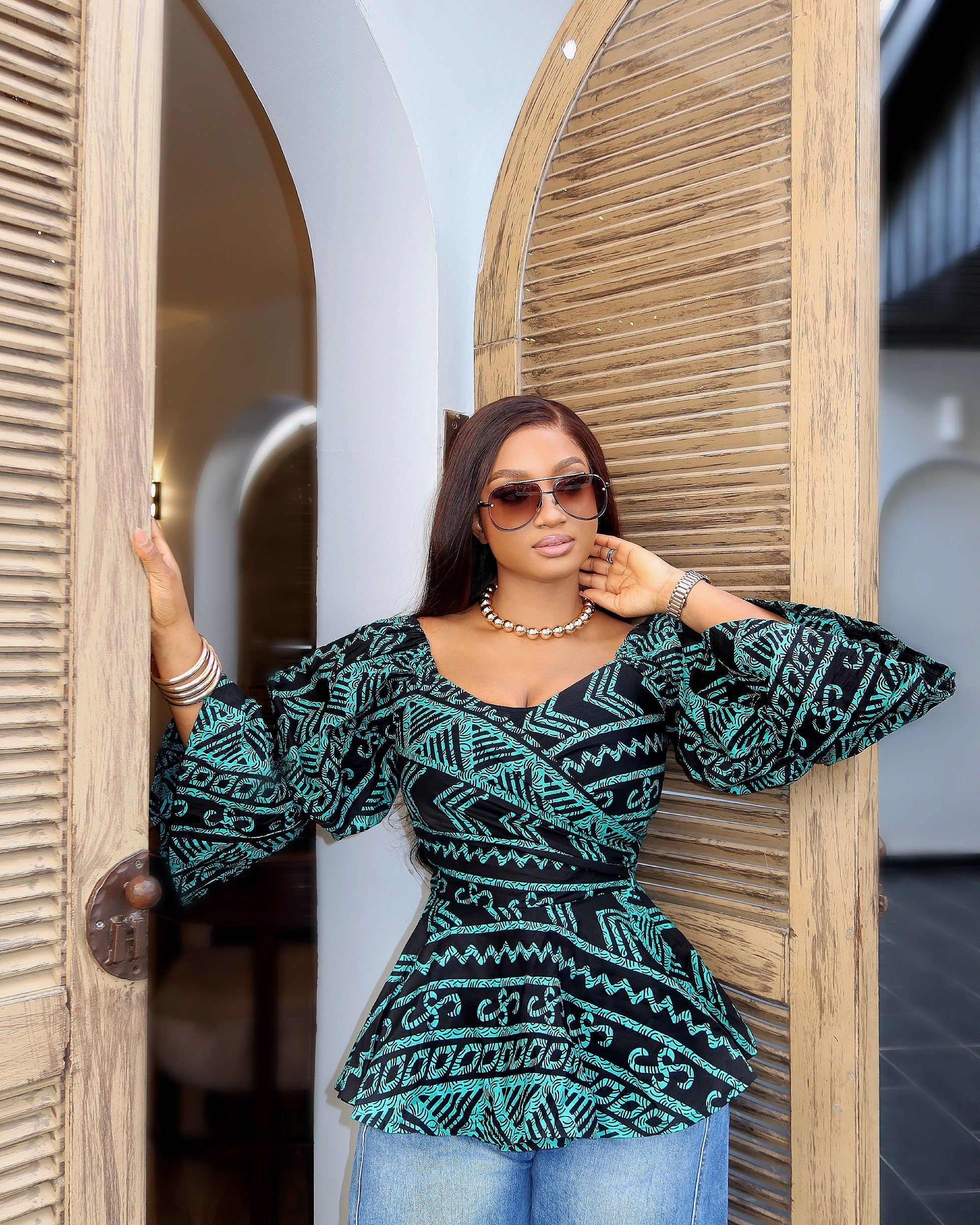 Dakar wrap top( Pre-Order Ships From Jan 7th)