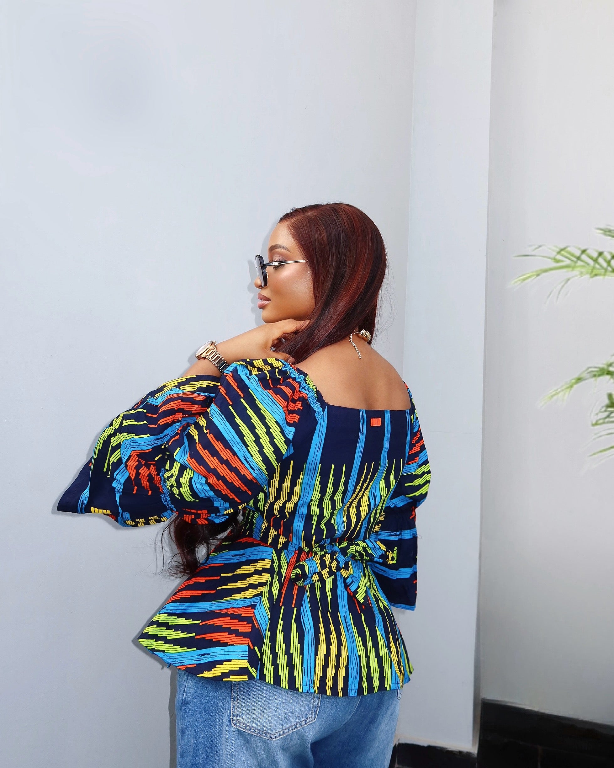 Kigali wrap top( Pre-Order Ships From Jan 7th)