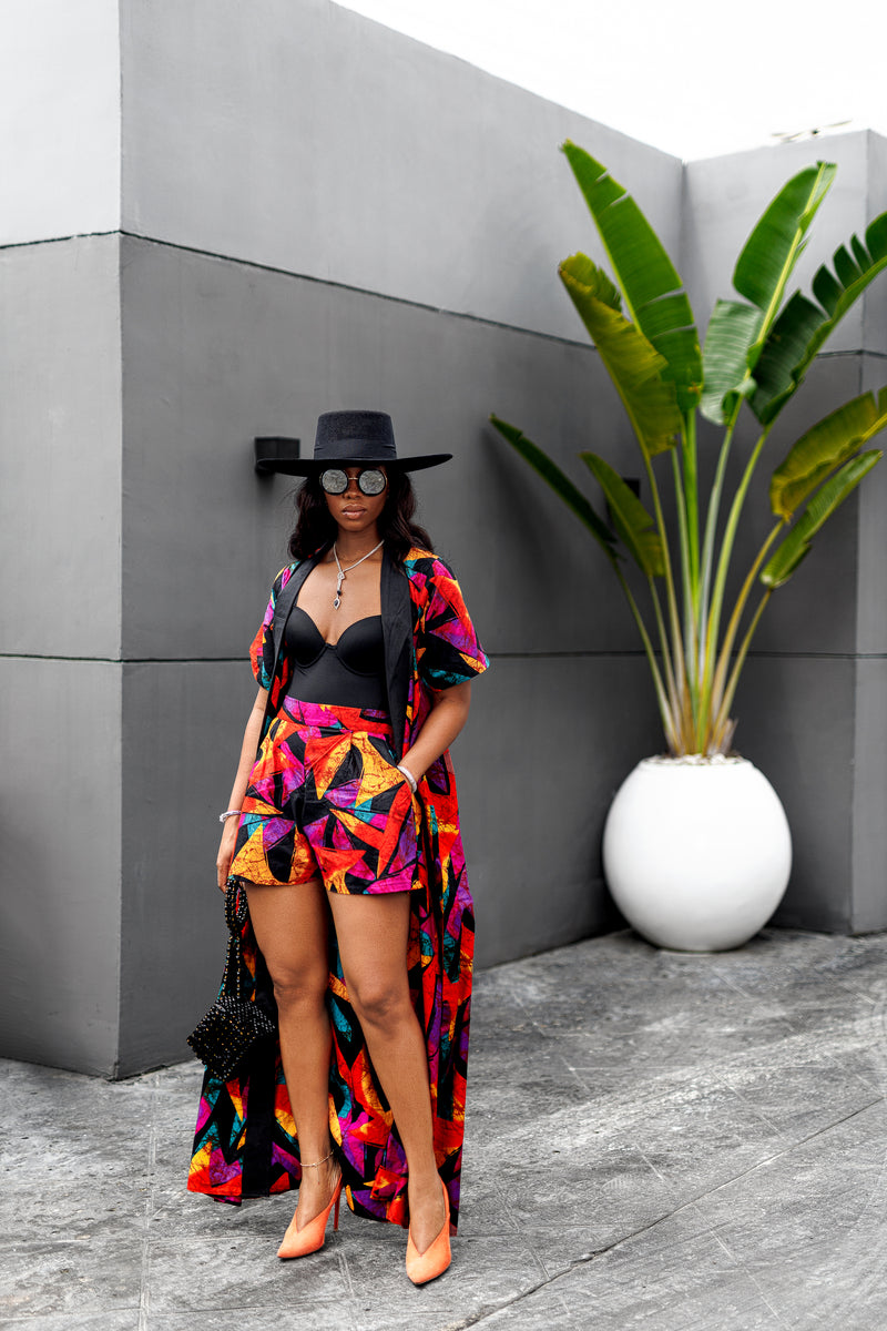 Morah Kimono & Shorts set