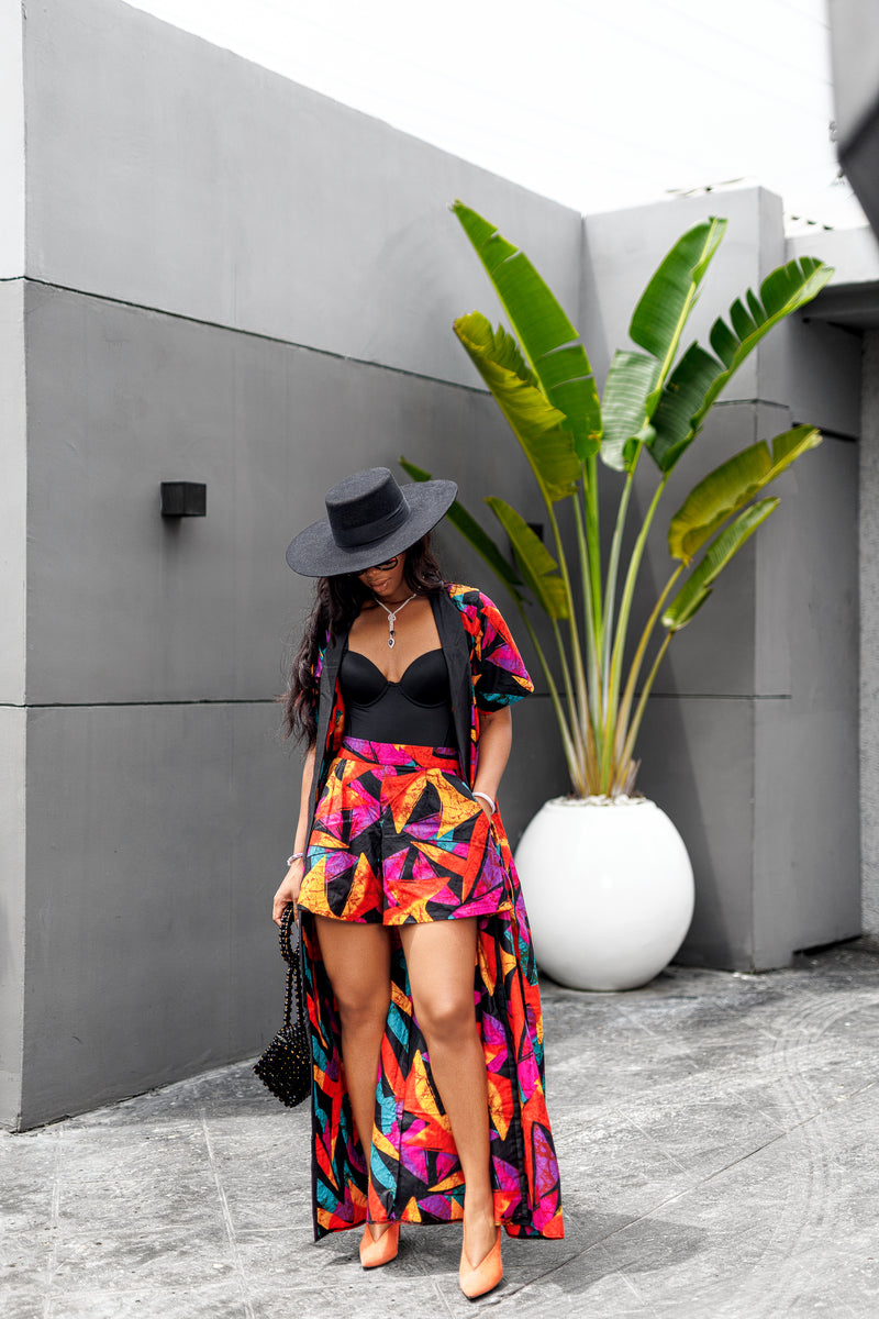 Morah Kimono & Shorts set