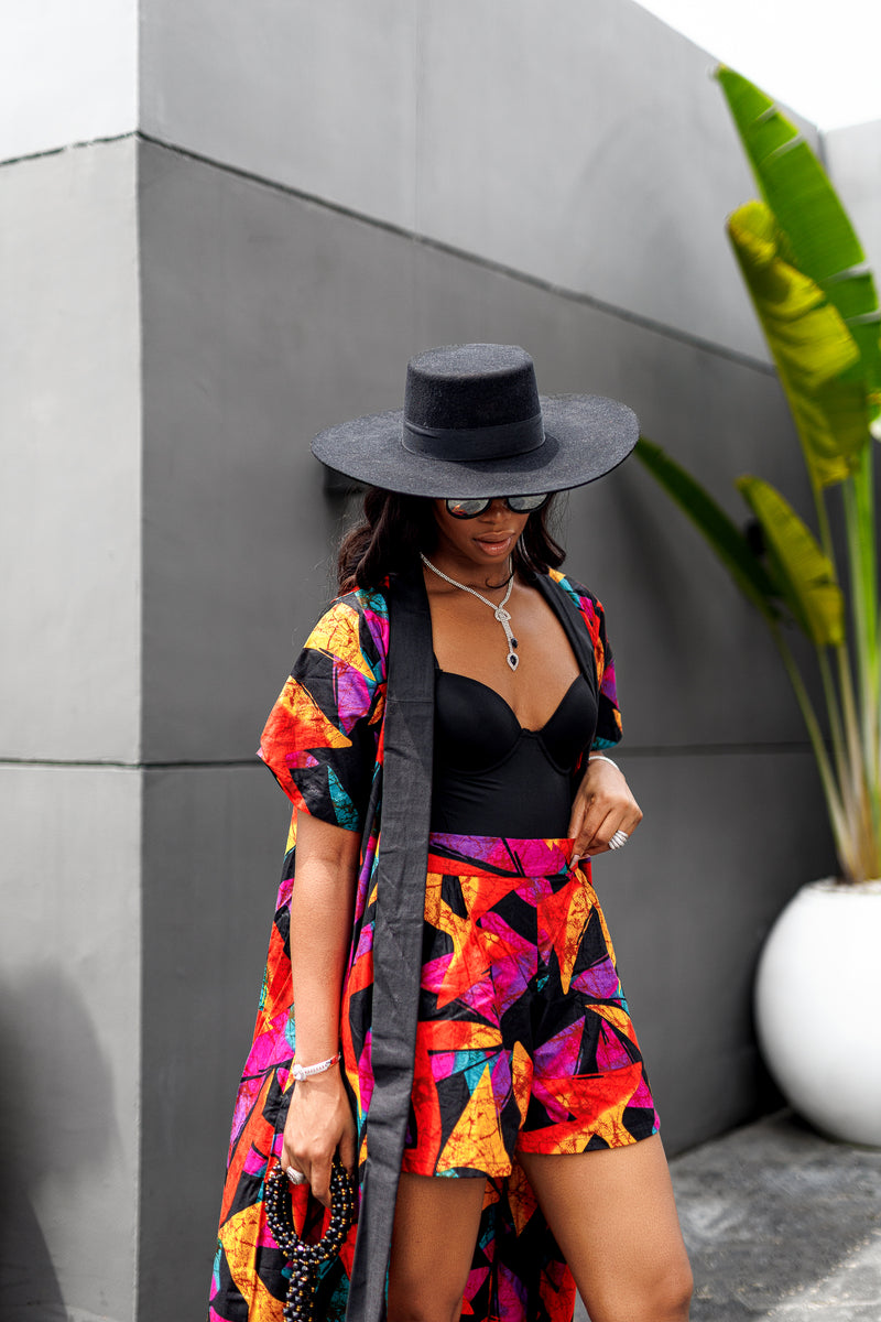 Morah Kimono & Shorts set