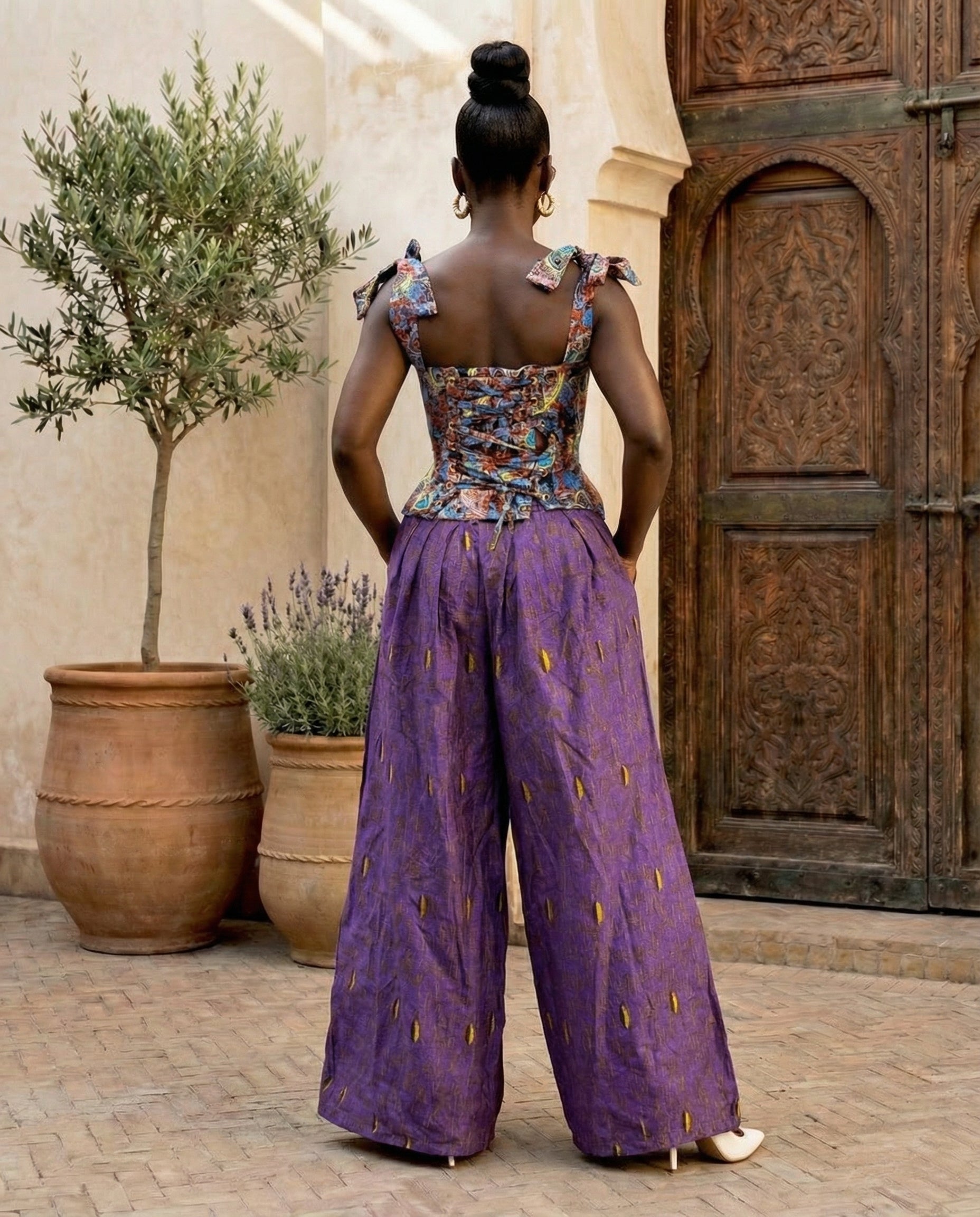 AYO corset top and Pants Set