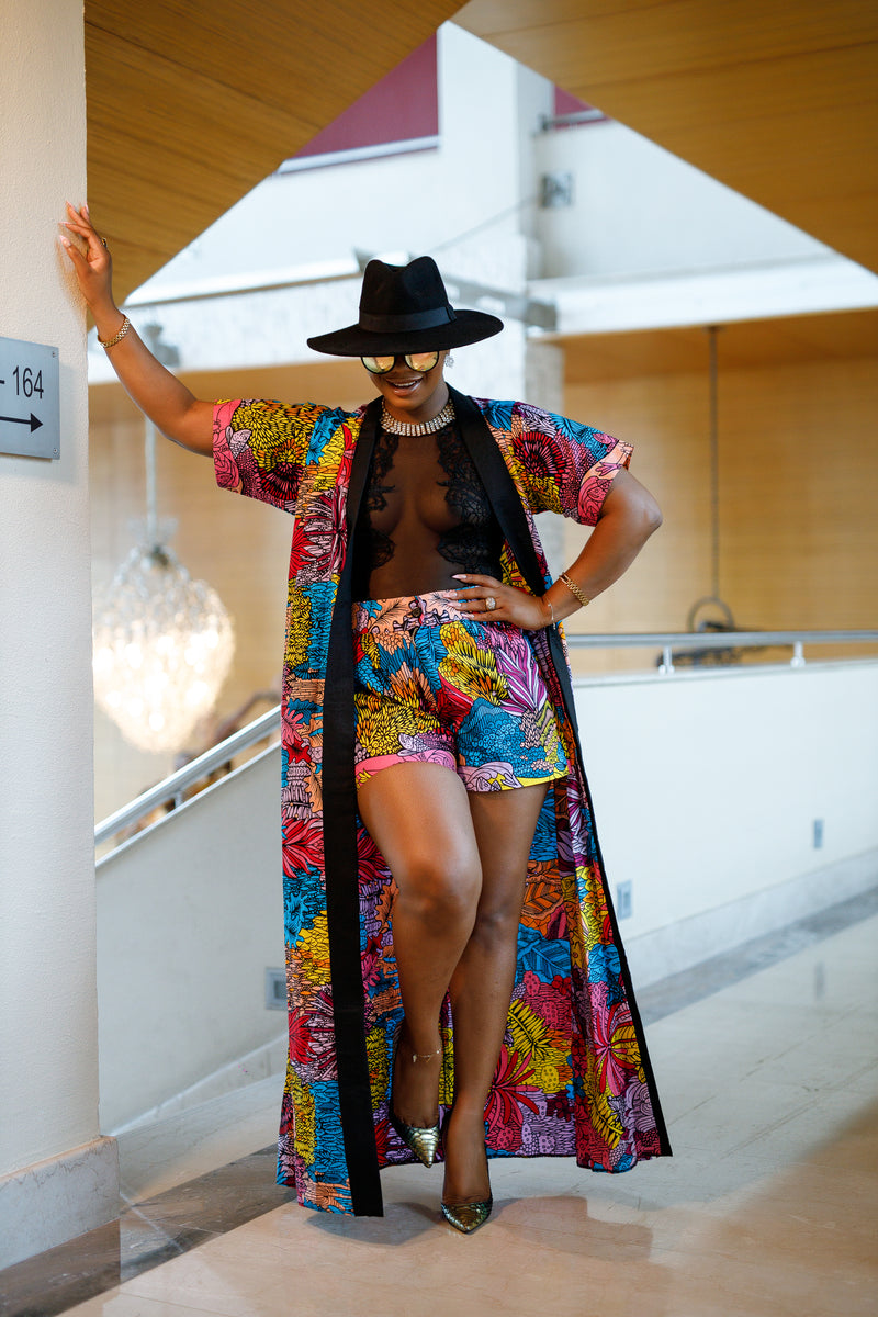 Kimono and on sale shorts outfit