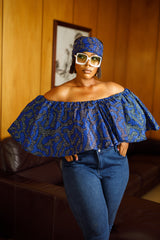 ZIRA Top & Head wrap set