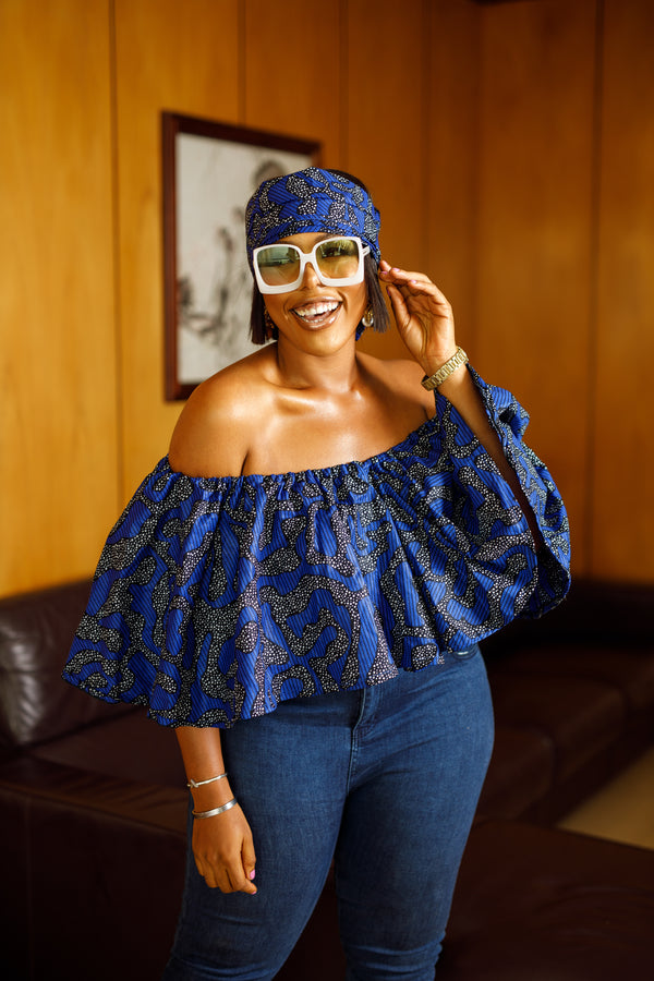 ZIRA Top & Head wrap set