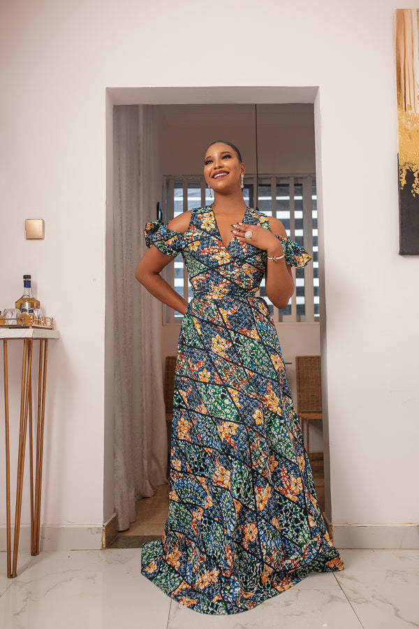 Buchi wrap dress