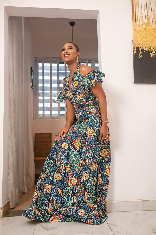 Buchi wrap dress