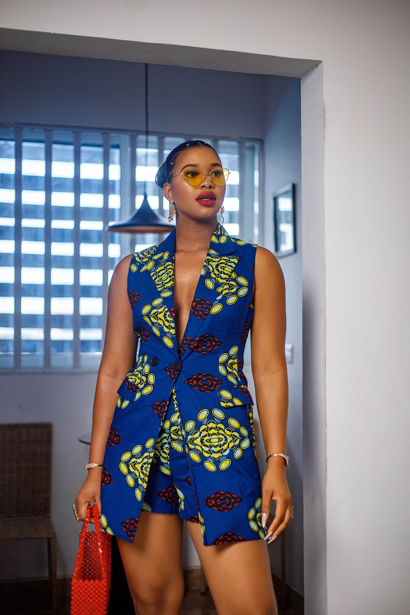 Nairobi Blazer & shorts set ACE KOUTURE