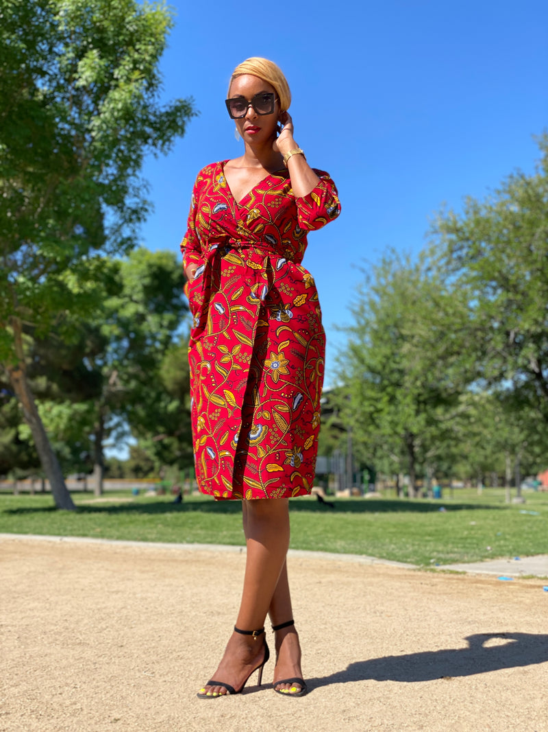 Jide wrap dress
