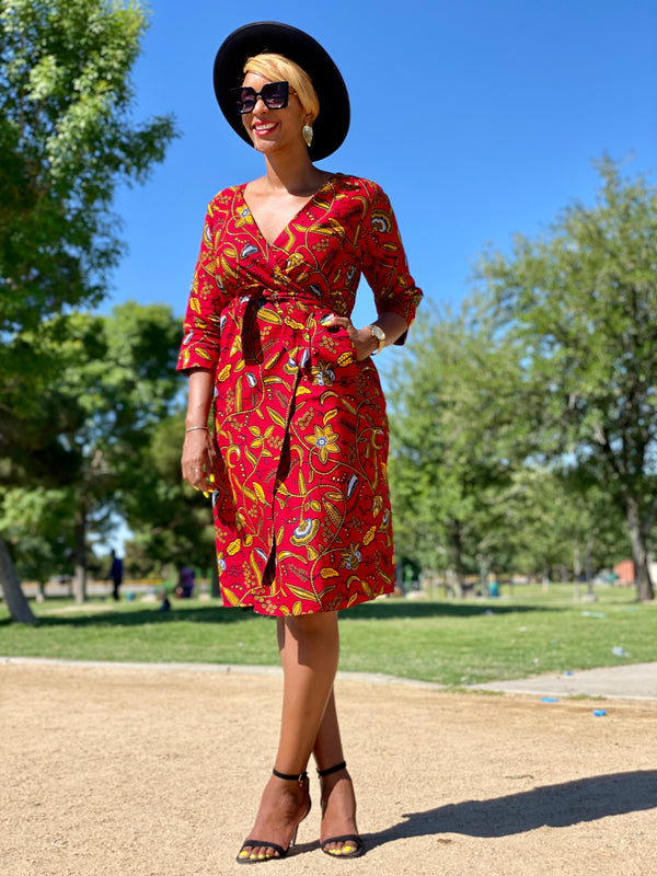 Jide wrap dress