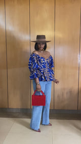 Morocco wrap top