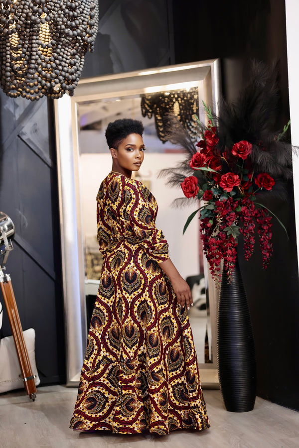 OMAROSA wrap dress