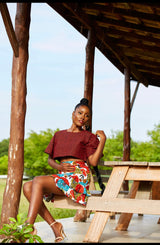 Isabella skirt & crop top set